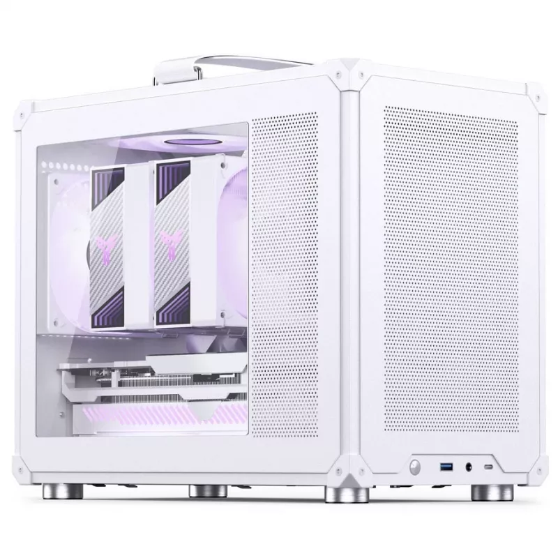 Jonsbo C6 MAX PC korpusas, mini korpusas, Micro-ATX, grūdintas stiklas - Wei