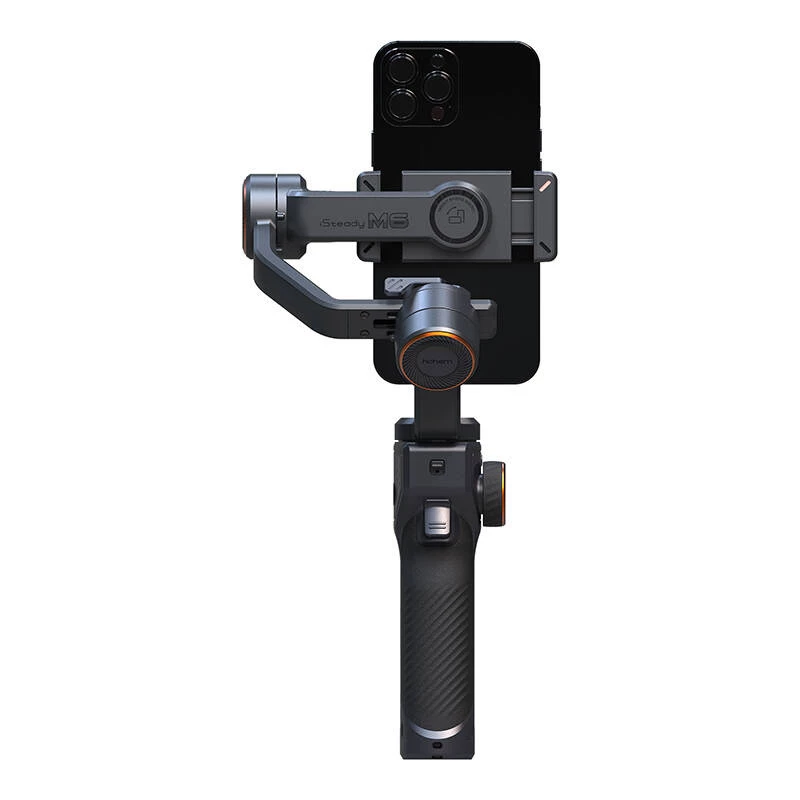 Išmaniojo telefono kameros stabilizatorius Hohem iSteady M6 rinkinys, juodas, 2600 mAh