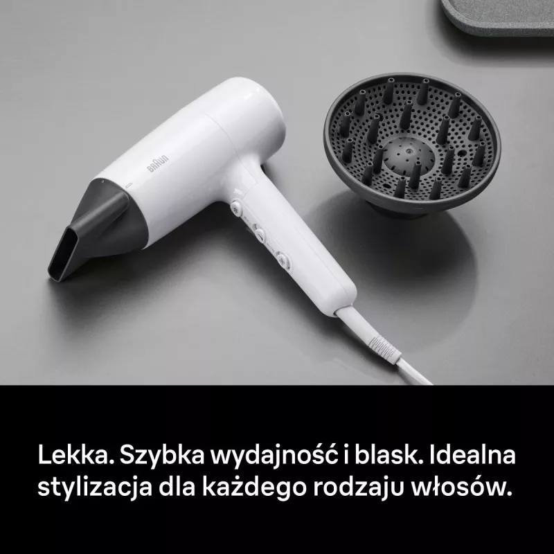 Plaukų džiovintuvas Braun BRHD226E 2200W joninė technologija lengvas