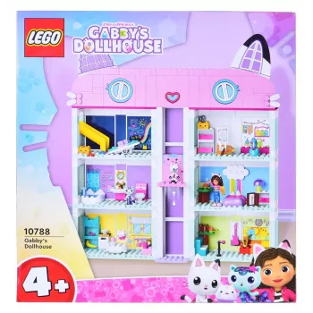 Konstruktorius LEGO Gabby's Dollhouse rinkinys 10788 — 498 dalys, 3 minifigūrėlės, nuo 4 metų