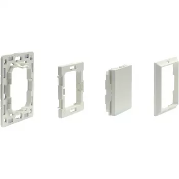 Shelly · Plug & Play priedas · BLU sieninis jungiklis 4 adapteris Gira & Merten