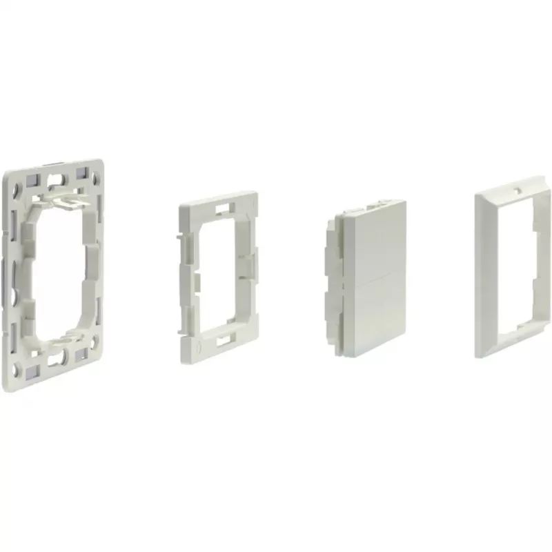 Shelly · Plug & Play priedas · BLU sieninis jungiklis 4 adapteris Gira & Merten
