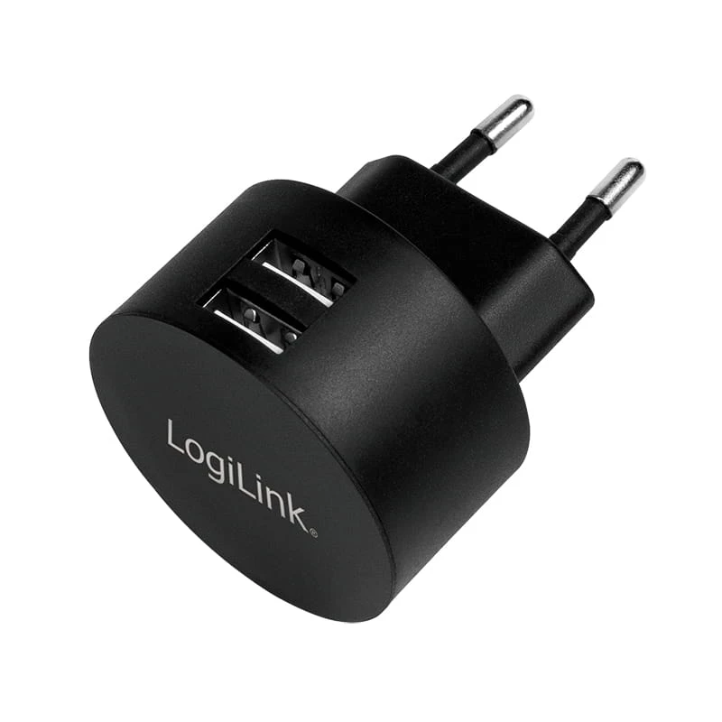 USB lizdo adapteris LogiLink PA0218 2x USB prievadai greitam įkrovimui 10,5 W