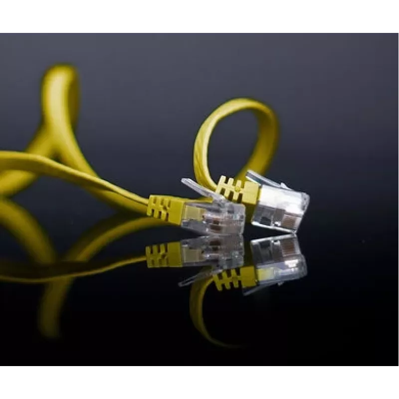 Tinklo kabelis ShiverPeaks SP712-SLY 2 m Cat6 U/UTP geltonas