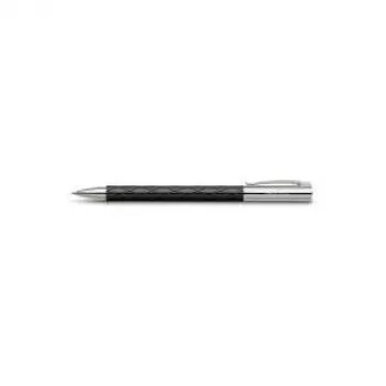 Faber-Castell Ambition Juoda Bold plunksnakotis — Juodas korpusas, chromo apdaila, bold tipo plunksna, 1 vnt.