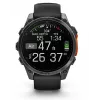 Garmin Fenix 8 3,56 cm (1,4) AMOLED 47 mm Skaitmeninis 454 x 454 pikseliai Liečiamas ekranas Juodas Wi-Fi GPS (palydovas)