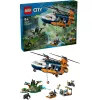 LEGO City 60437 Džiunglių tyrinėtojų sraigtasparnis bazinėje stovykloje