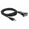 DELOCK USB 2.0 Type-A į 1x serijinis RS-232 DB9 adapteris 3 m