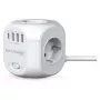 RealPower PowerBox 431 maitinimo ilgintuvas 1,8 m 4 kintamosios srovės lizdai patalpų naudojimui balta