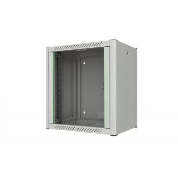 19 colių 12U stovo sieninis laikiklis Pro 600 x 450 x 645mm - baltas