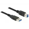 USB laidas DeLOCK 85067 USB 3.2 Gen 1 1,5 m USB A USB B juodas