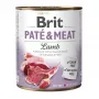 Šlapias šunų maistas Brit Paté & Meat su ėriena 800 g – suaugusiems šunims skirtas visavertis konservuotas maistas, 11% baltymų, 9% riebalų, 75% drėgmės