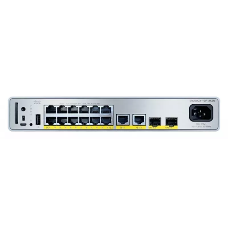 Catalyst 9200CX - Network Essentials - Switch - compact - L3 - managed - 12 x 10