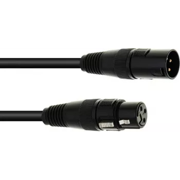 DMX kabelis 3 m EUROLITE XLR 3 kontaktų apšvietimo valdymui
