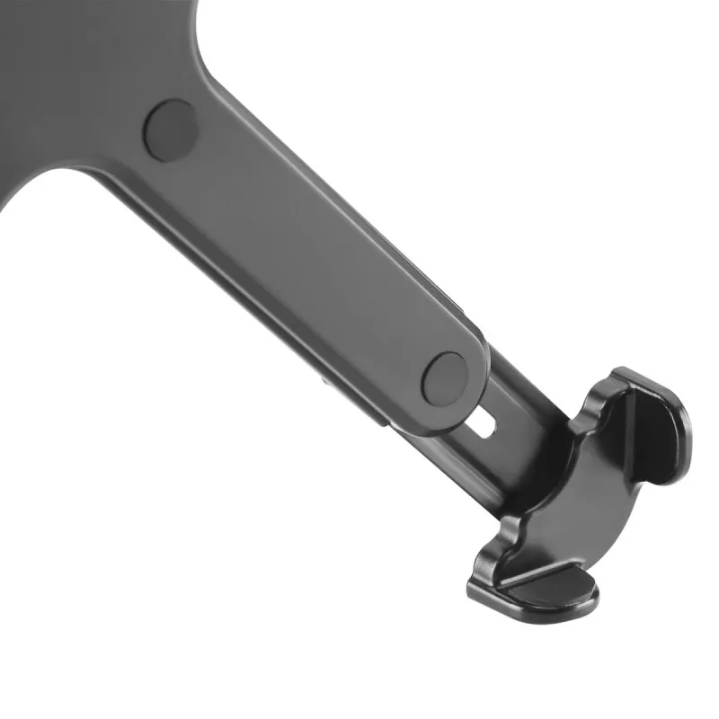Nešiojamojo kompiuterio stalo laikiklis MACLEAN MC-836 — reguliuojamo aukščio, ergonomiškas dizainas, juodas, horizontaliam nešiojamajam kompiuteriui (58,5×236×320 mm)