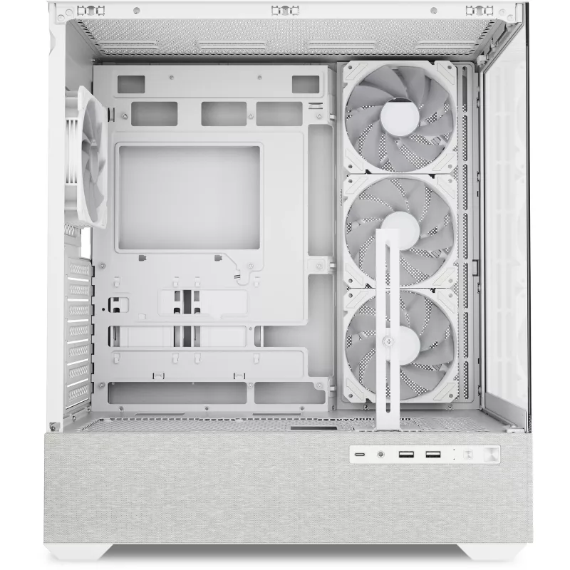Sharkoon AK7 ARGB ATX kompiuterio korpusas baltas