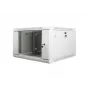 Lanberg sieninis montavimo stovo korpusas 19'' 6U 600x600mm pilkas (stiklinės durys)