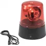 LED mini policijos žibintuvėlis EUROLITE 50603662 raudonas — USB įkraunamas, baterijomis maitinamas kompaktiškas įspėjamasis žibintas