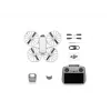 Dronas DJI Flip 4 su 48 MP kamera, 4K (3840x2160), 3110 mAh baterija, 16 m/s, 14 000 m nuotolis, 4 rotoriai, 0,249 kg, juoda/balta