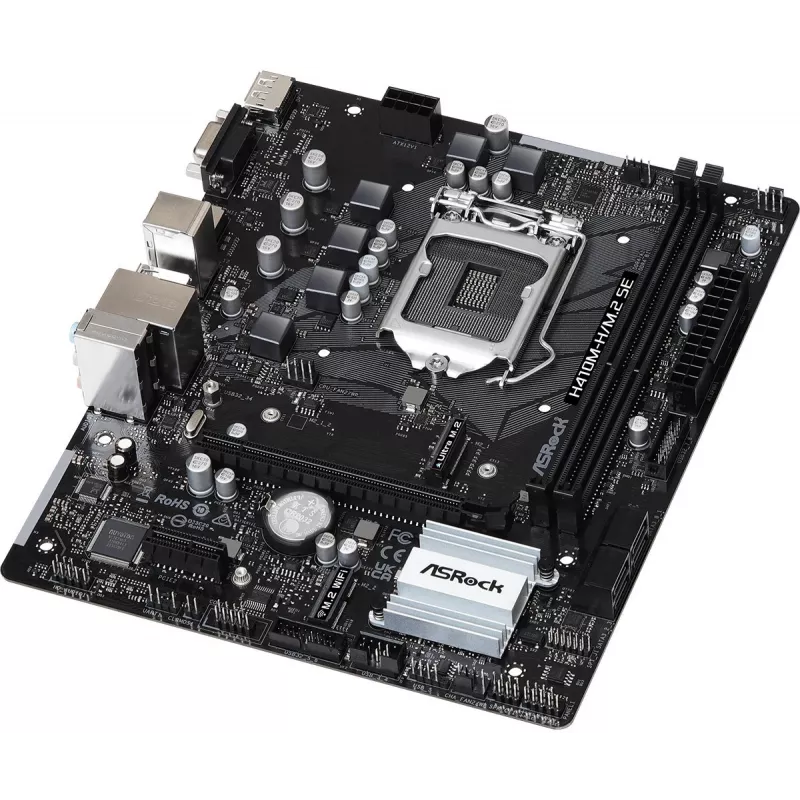 Pagrindinė plokštė ASRock H410M-H/M.2 SE Intel H370 LGA 1200 micro ATX