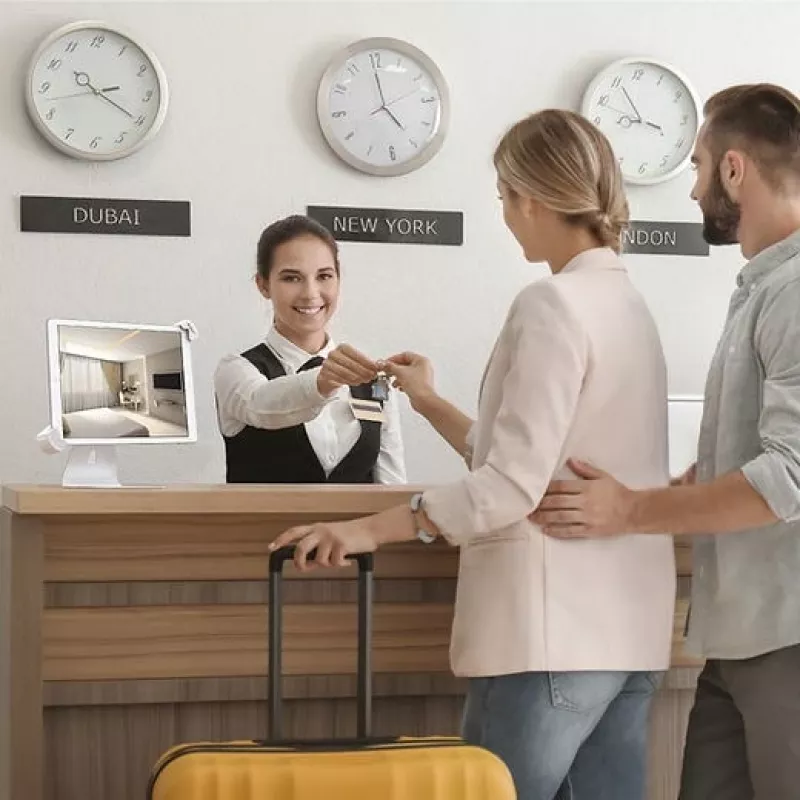 Planšetinių kompiuterių apsauginis korpusas Barkan T71HL 35,6 cm universalus baltas