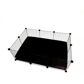 C&C Modulinis narvas 3x2 110x75 cm jūrų kiaulytėms, ežiams, juodas