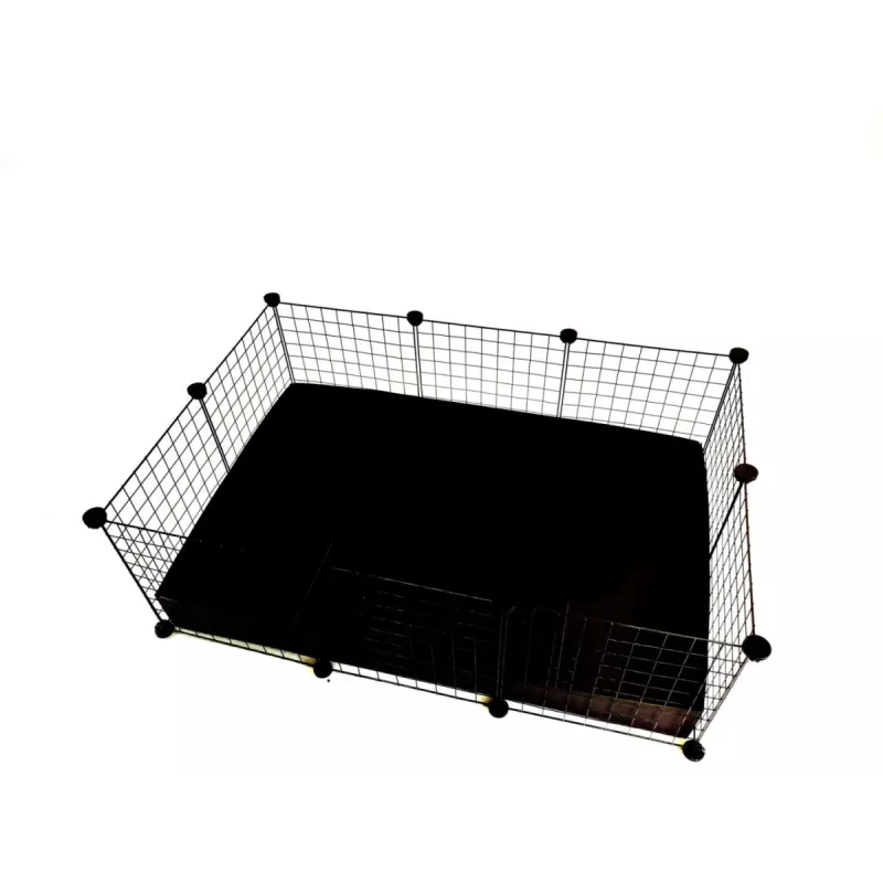 C&C Modulinis narvas 3x2 110x75 cm jūrų kiaulytėms, ežiams, juodas