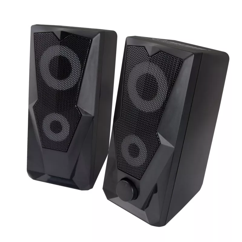 Garsiakalbis ESPERANZA BAILA 6 W laidinis ant grindų statomas garsiakalbis, 6 W RMS, 160–20000 Hz, 3 Ω, USB ir 3,5 mm, pora