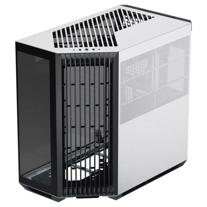 PC korpuso APNX V1, Midi-Tower, ATX, juoda / balta
