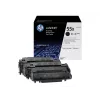 HP 55X 2 vnt. rinkinys didelio našumo juodos Originalios LaserJet tonerių kasetės