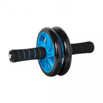 REBEL ACTIVE Dvigubas ratukas, pilvo pratimų volelis AB Wheel