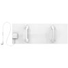 AENO Premium Eco išmanusis šildytuvas, 700 W, grūdintas stiklas, infraraudonųjų spindulių + konvekcinis šildymo tipas, LED ekranas, kištuko tipas: Europa (E/F tipo), BALTA