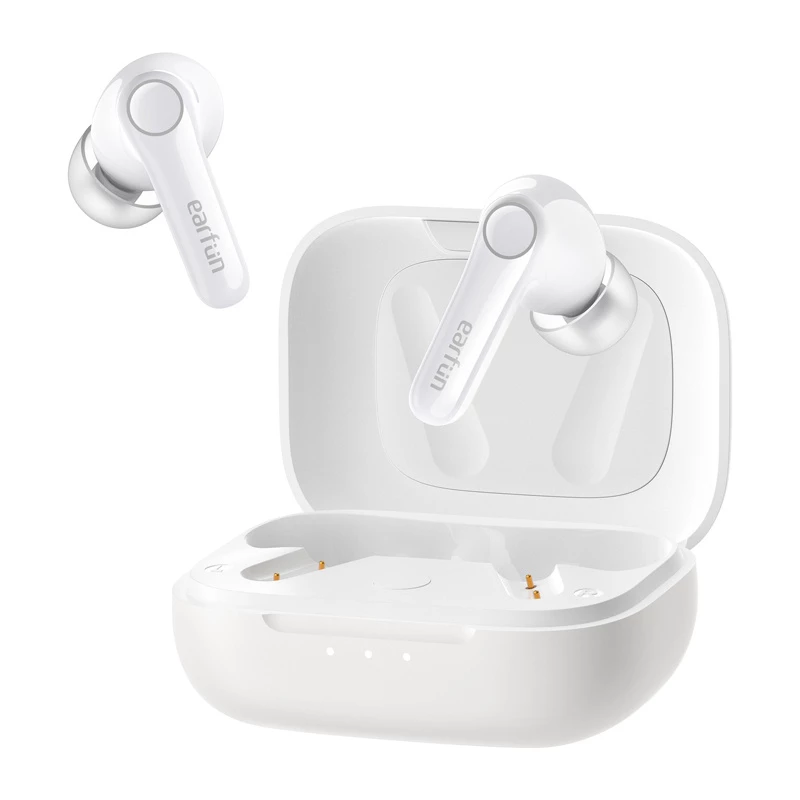 Belaidės TWS Earfun Air Pro 4 ausinės su ANC, perlamutrinė apdaila