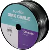 DMX laidas EUROLITE 2x0,22mm 100m — ekranuotas dviejų gyslų laidas apšvietimo valdymui