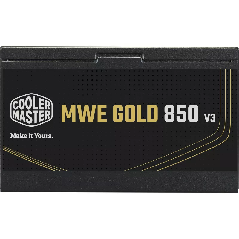 Cooler Master maitinimo blokas MWE Gold 850 V3 850W 80+Gold ne modularus ATX 3.1 ventiliatorius 120mm garantija 5 m.