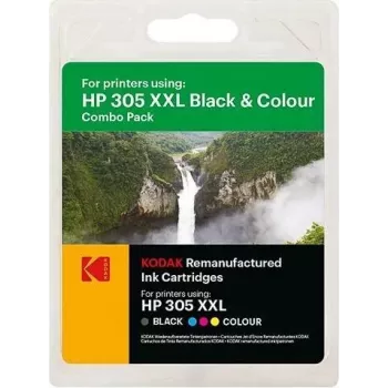 185H030587 KODAK HP DJ2300 Rašalas (2) 700S. Juod. + 310S. Spalv. XXL (185H030587)