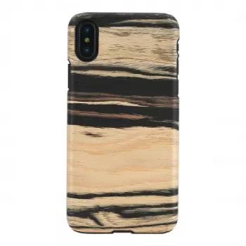man and wood išmaniojo telefono dėklas iPhone X/XS – baltas ąžuolas juodas