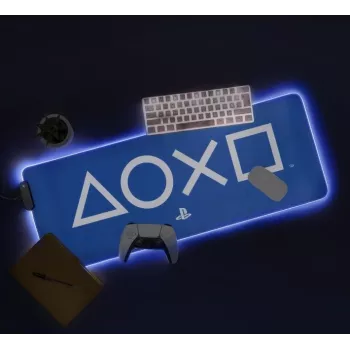 Paladone Sony Playstation šviečiantis stalo kilimėlis