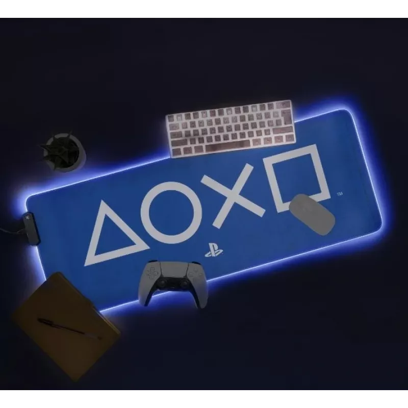 Paladone Sony Playstation šviečiantis stalo kilimėlis