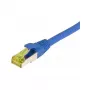 komutacinis kabelis RJ45, CAT6A 500 MHz, 10 m, mėlynas, S-STP(S/FTP), TPE/LSZH (Ultraflex), AWG26, su Cat.7 neapdorotu kabeliu, Synergy 21 (S217651)
