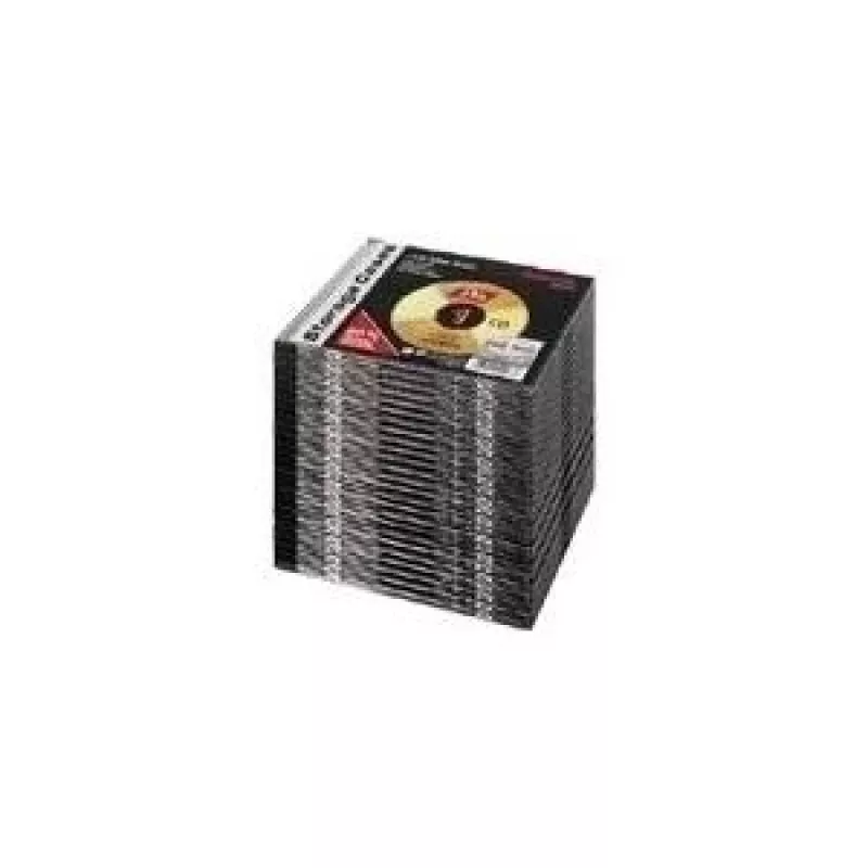 CD plonas dėžutė Hama 00051167 juoda pakuotė 25 vnt. 1 diskas