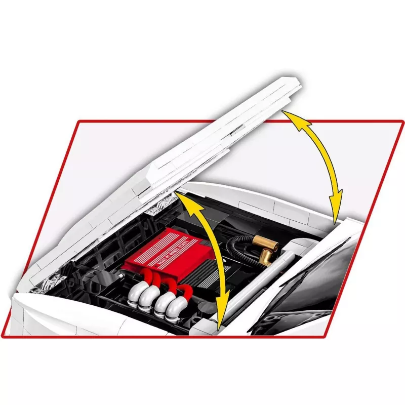 Cobi Lancia Delta HF Integrale EVO Executive Edition – mastelio 1:12 konstravimo žaislo modelio rinkinys