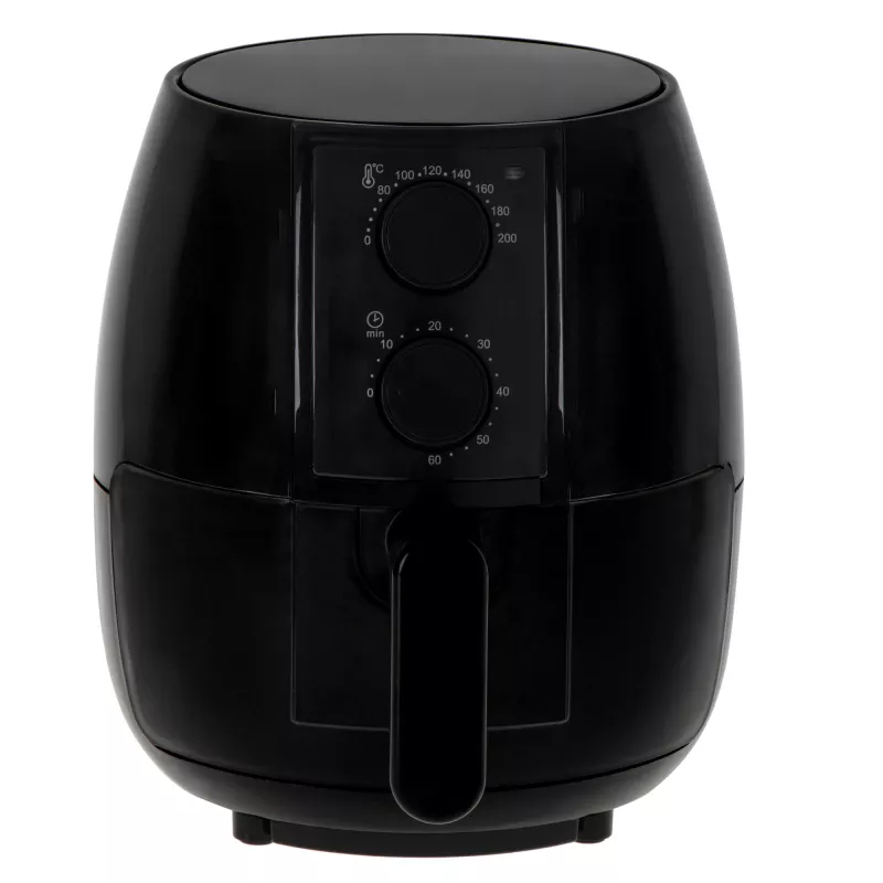 Karšto oro gruzdintuvė Adler AD 6312 — 2,5 l, 1600 W, juoda, 80–200°C, 60 min. laikmatis