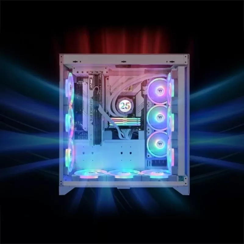 Thermaltake SWAFAN EX14 ARGB 140mm 3 vnt. korpuso ventiliatorius - Hydrangea Blue