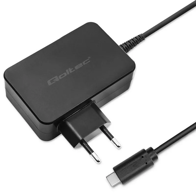 Qoltec PD 120W Turbo Fast Charger | 5-28V | 3-4.5A | USB-C | Juoda