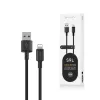 USB-A į Lightning laidas Orsen S9L 1 m 2,1 A — juodas