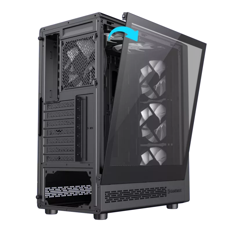 Gamemax | Korpusas | STORM 2 AB | ATX | Juoda