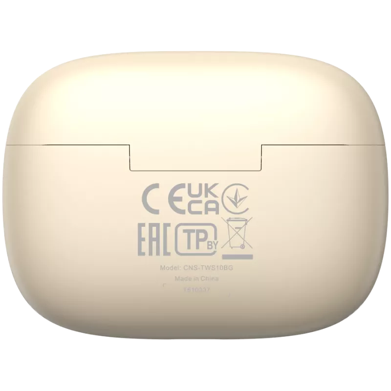 Canyon CNS-TWS10BG Ausinės ir ausinės True Wireless Stereo (TWS) Į ausį skambučiai/muzika/sportas/kasdienis naudojimas USB Type-C Bluetooth Smėlio spalvos (CNS-TWS10BG)