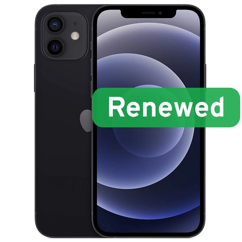 Apple Renew Grade C | iPhone 12 | Juoda | 6.1 inch | Super Retina XDR | A14 Bionic | 4 GB | 64 GB | iOS