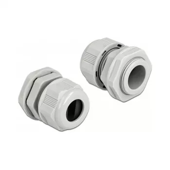 Kabelių sandariklis DeLOCK 60386 pilkas plastikinis 2 vnt.